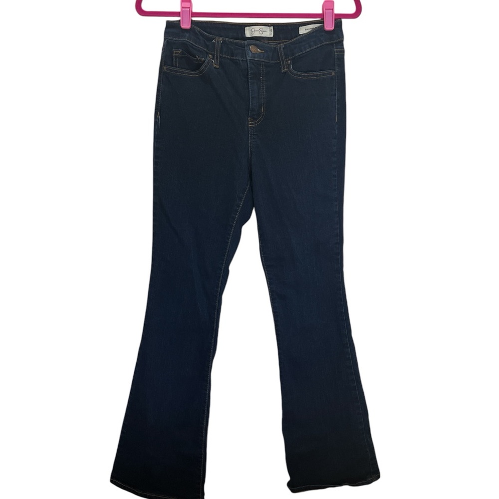 Jessica Simpson Pants Womens 6 Blue Dark Wash Five Pocket Flare Jeans